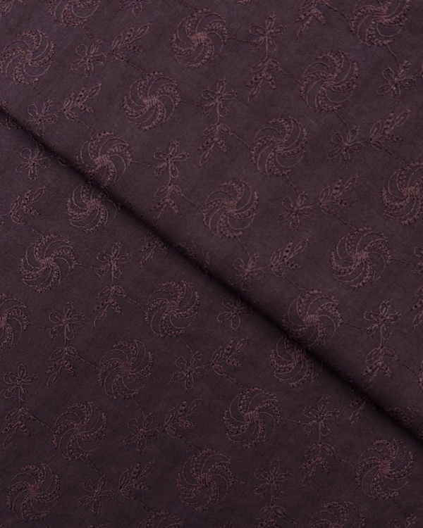 Chikankari Deep Maroon CK-S25-0031