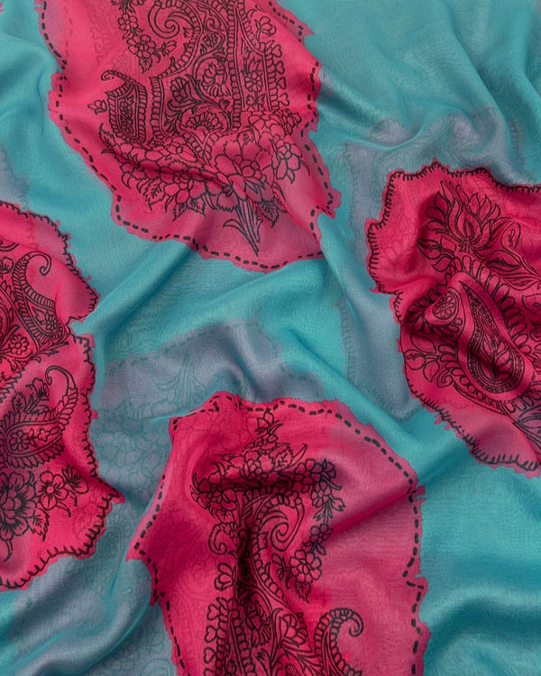 Cut Piece Digital Print Tissue Silk Dupatta DPTS-S25-0015