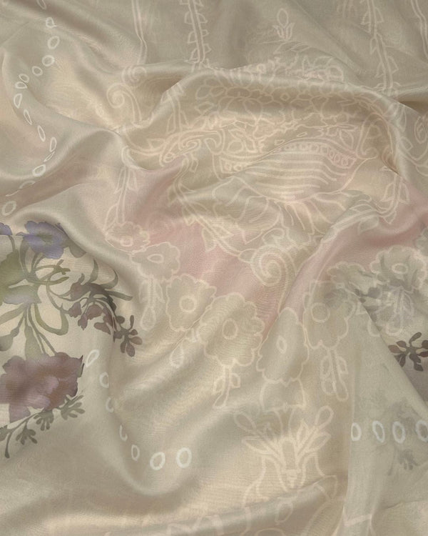 Cut Piece Digital Print Tissue Silk Dupatta DPTS-S25-0017