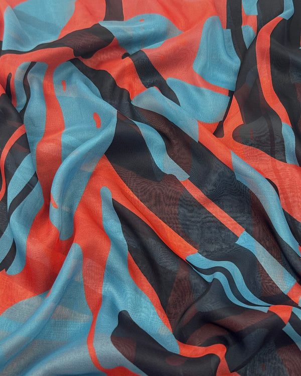 Cut Piece Digital Print Tissue Silk Dupatta DPTS-S25-0024