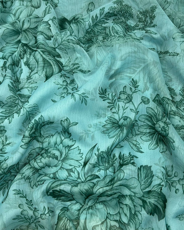 Cut Piece Digital Print Tissue Silk Dupatta DPTS-S25-0030