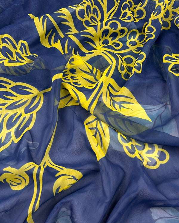 Cut Piece Digital Print Tissue Silk Dupatta DPTS-S25-0032