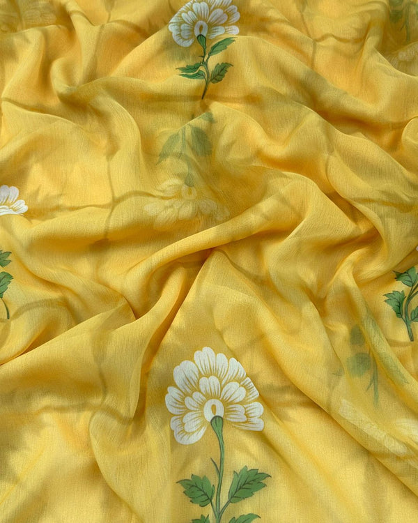 Cut Piece Digital Print Tissue Silk Dupatta DPTS-S25-0034
