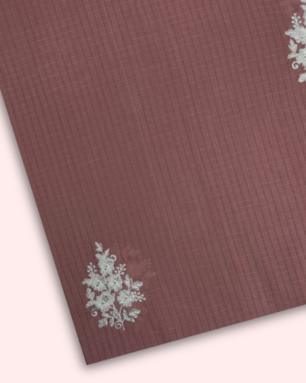 Embroidered Motif Fabric EMF-S25-0110