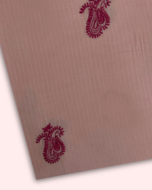 Embroidered Motif Fabric EMF-S25-0111