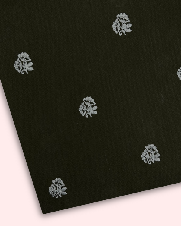 Embroidered Motif Fabric EMF-S25-0119