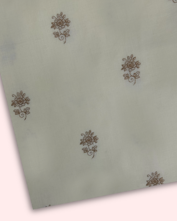 Embroidered Motif Fabric EMF-S25-0124