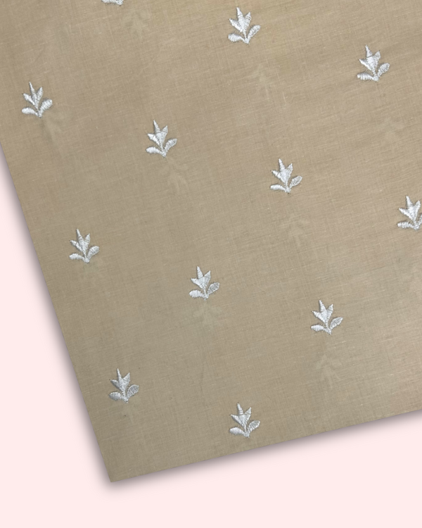 Embroidered Motif Fabric EMF-S25-0125