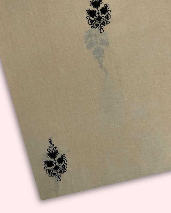Embroidered Motif Fabric EMF-S25-0126