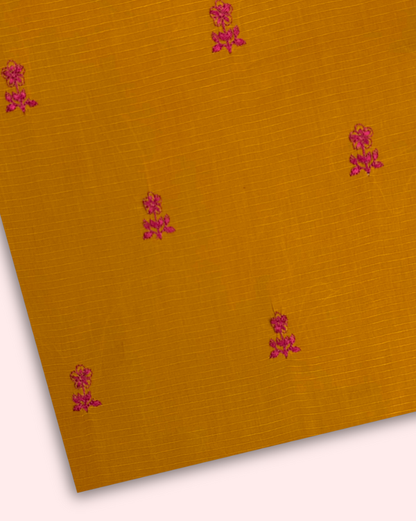 Embroidered Motif Fabric EMF-S25-0129