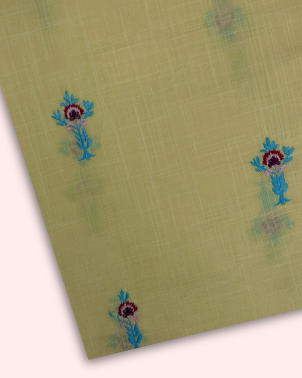 Multi Embroidered Lawn Lemon MEL-S25-090