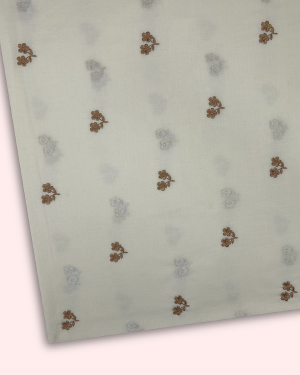 Embroidered Motif Fabric EMF-S25-0001