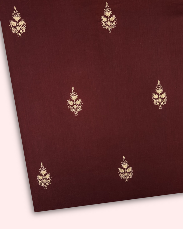 Embroidered Motif Fabric EMF-S25-0020