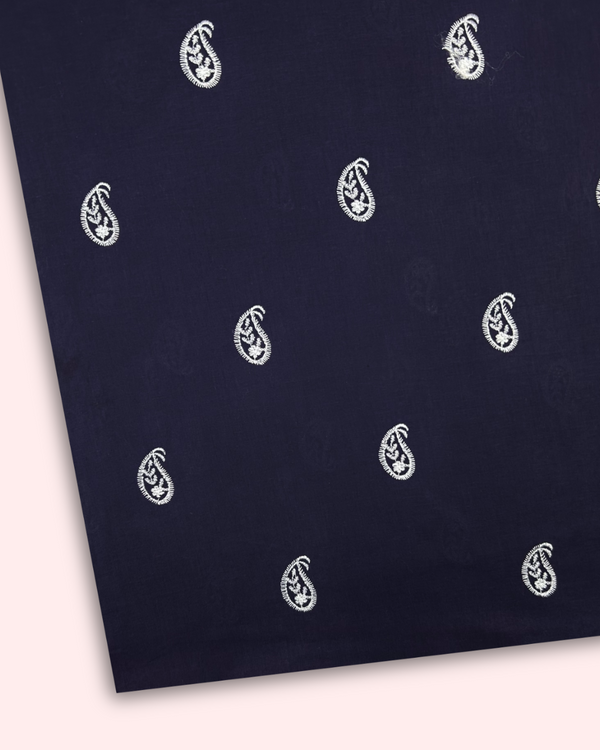 Embroidered Motif Fabric EMF-S25-0021