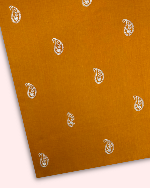 Embroidered Motif Fabric EMF-S25-0024