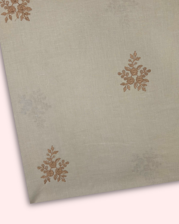 Embroidered Motif Fabric EMF-S25-0032