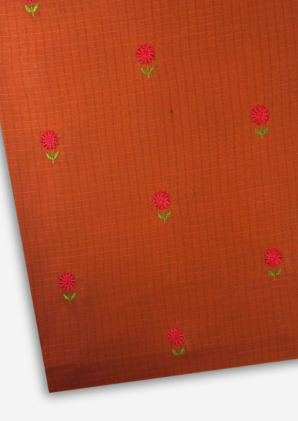 Multi Embroidered Lawn Rust MELF32