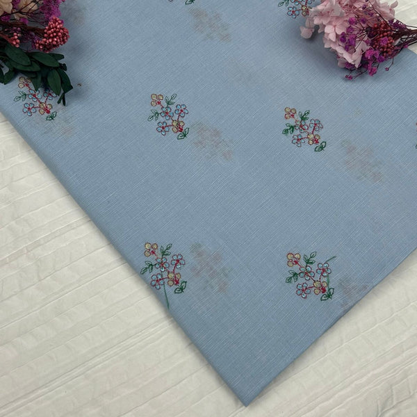 Multi Embroidered Lawn Ice Blue PMELF58