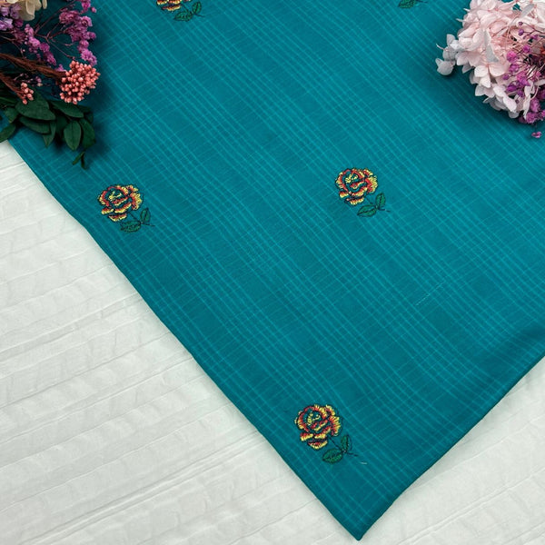 Multi Embroidered Lawn Sea Green PMELF69