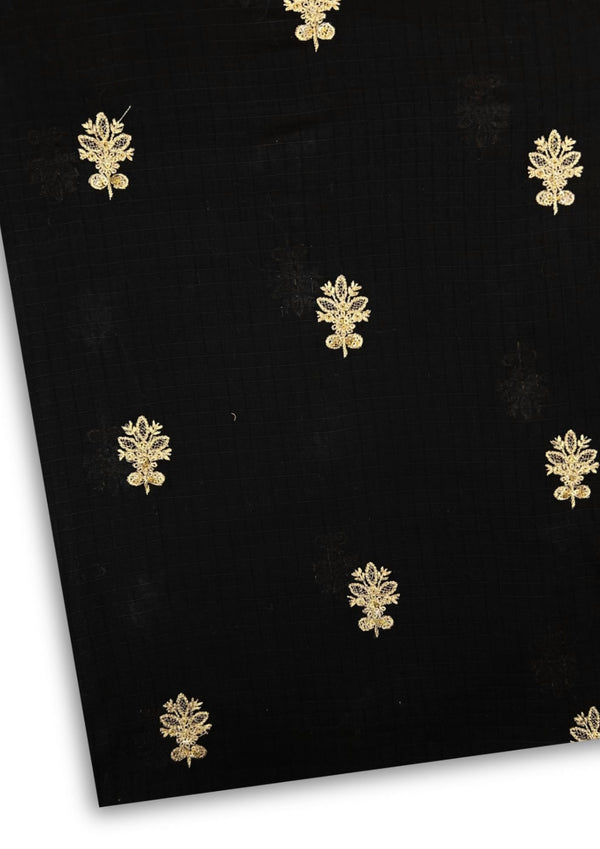 Multi Embroidered Lawn Black PMELF100