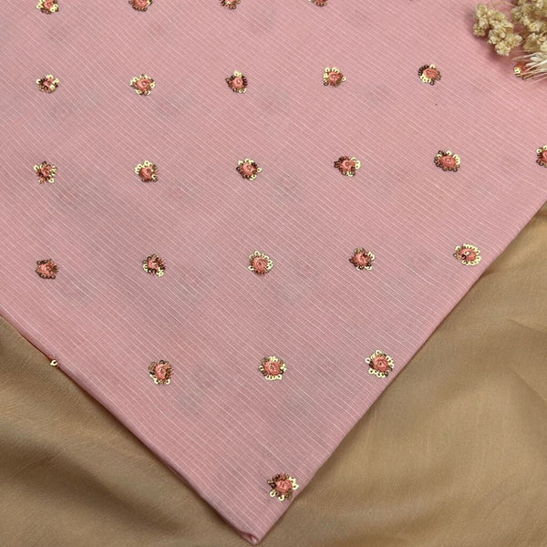 Multi Embroidered Lawn Peach PMELF130