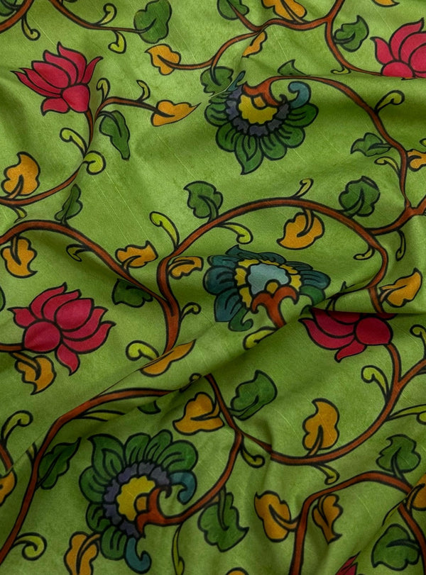 Printed Raw Silk PCRS104