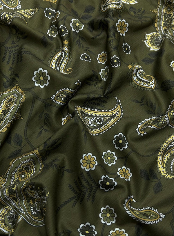 Printed Raw Silk PCRS135