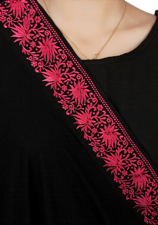 Tilla Border Embroidered Shawl TILS-S25-0010