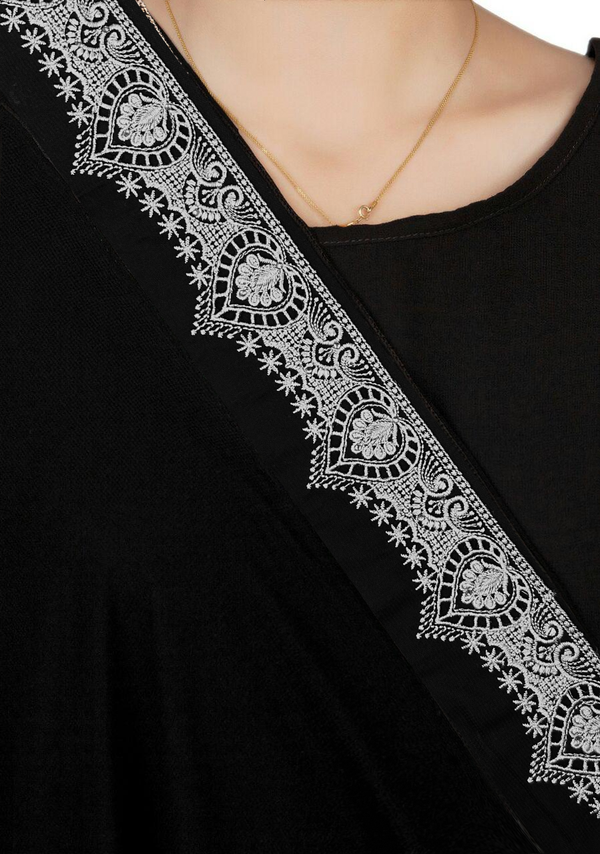 Tilla Border Embroidered Shawl TILS-S25-0024