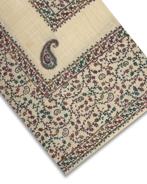 CASHMERE EMBROIDERED SHAWLS CES-W25-0096