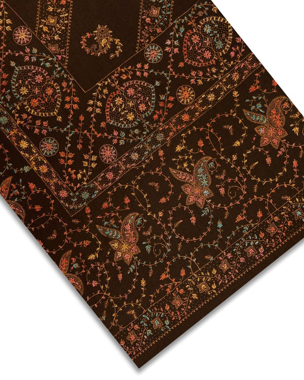 CASHMERE EMBROIDERED SHAWLS CES-W25-0105