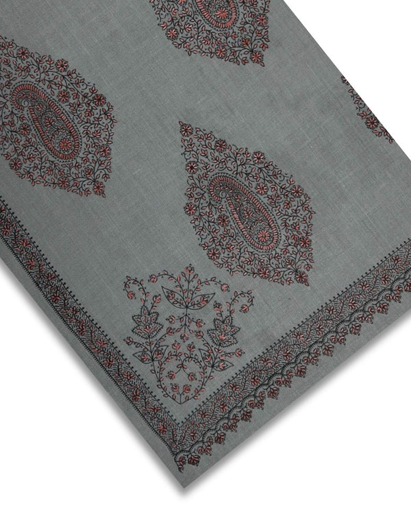 CASHMERE EMBROIDERED SHAWLS CES-W25-0111