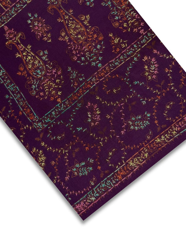 CASHMERE EMBROIDERED SHAWLS CES-W25-0112