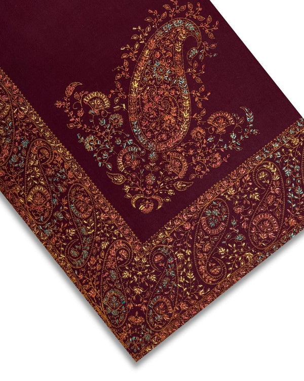 CASHMERE EMBROIDERED SHAWLS CES-W25-0115