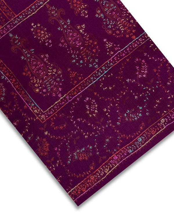 CASHMERE EMBROIDERED SHAWLS CES-W25-0117