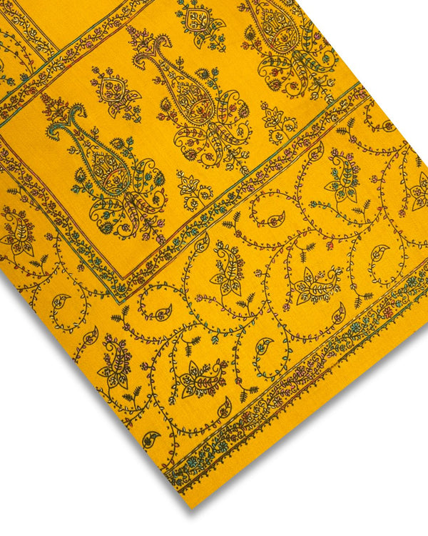 CASHMERE EMBROIDERED SHAWLS CES-W25-0070