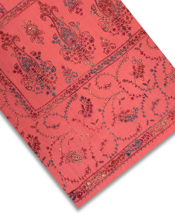 CASHMERE EMBROIDERED SHAWLS CES-W25-0074