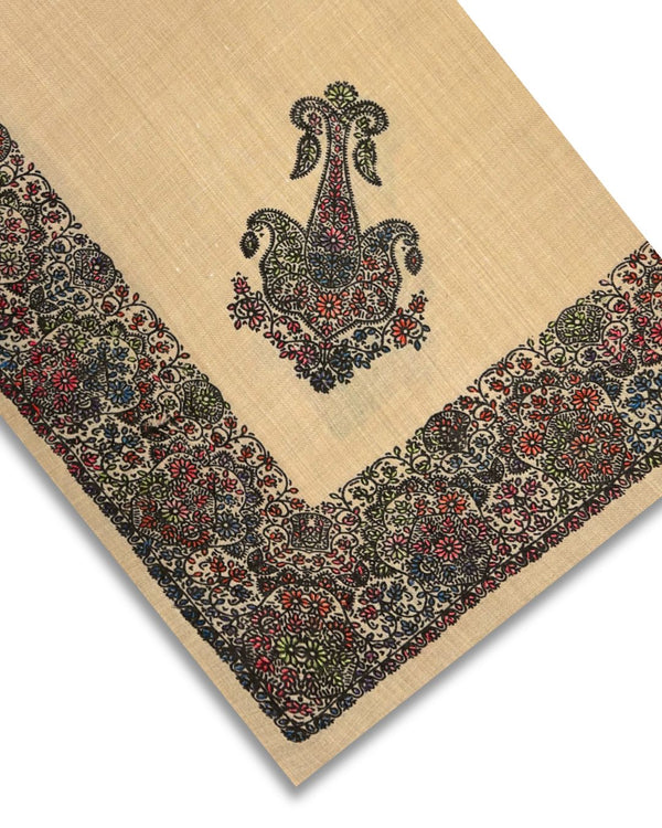 CASHMERE EMBROIDERED SHAWLS CES-W25-0083