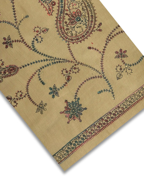 CASHMERE EMBROIDERED SHAWLS CES-W25-0085