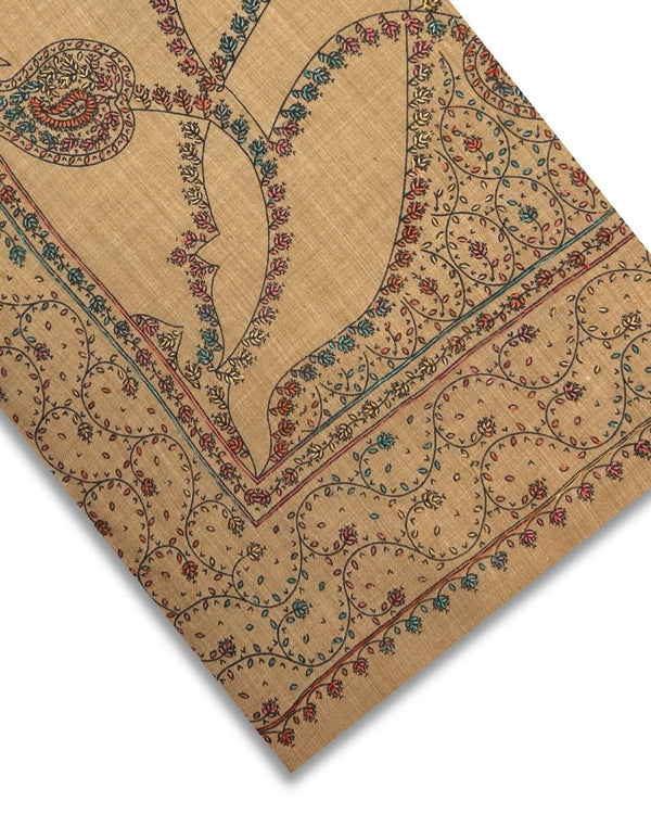 CASHMERE EMBROIDERED SHAWLS CES-W25-0087