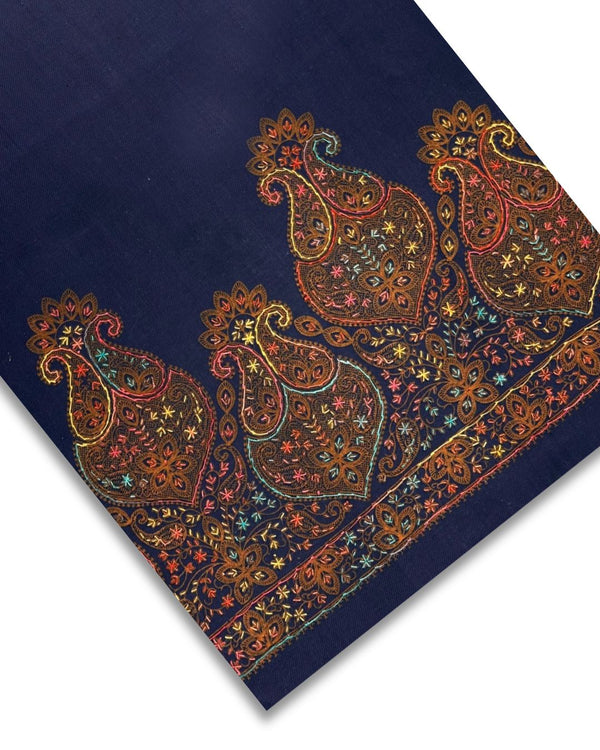 CASHMERE EMBROIDERED SHAWLS CES-W25-0089