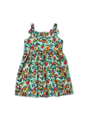 Girls Digital Printed Dress (SS22-012)