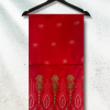 2pc Embroidered Linen Red TELW8